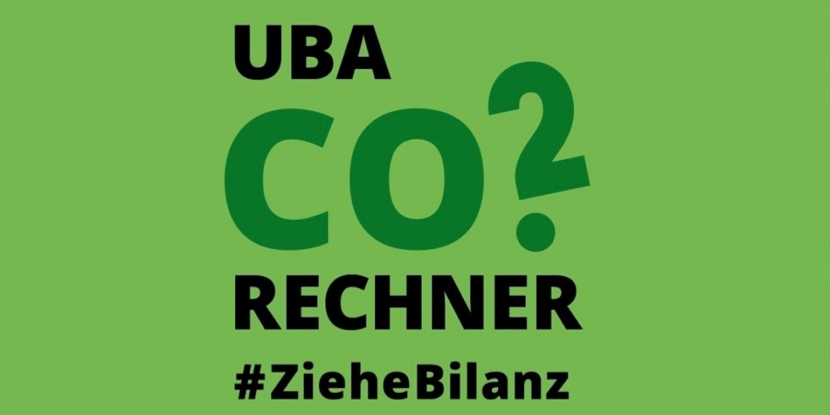 Grafik mit dem Logo für den CO₂-Rechner 