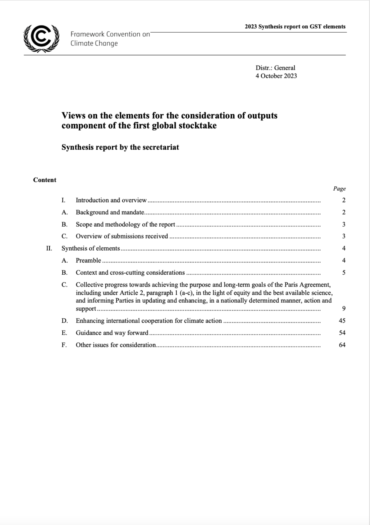 Report Cover