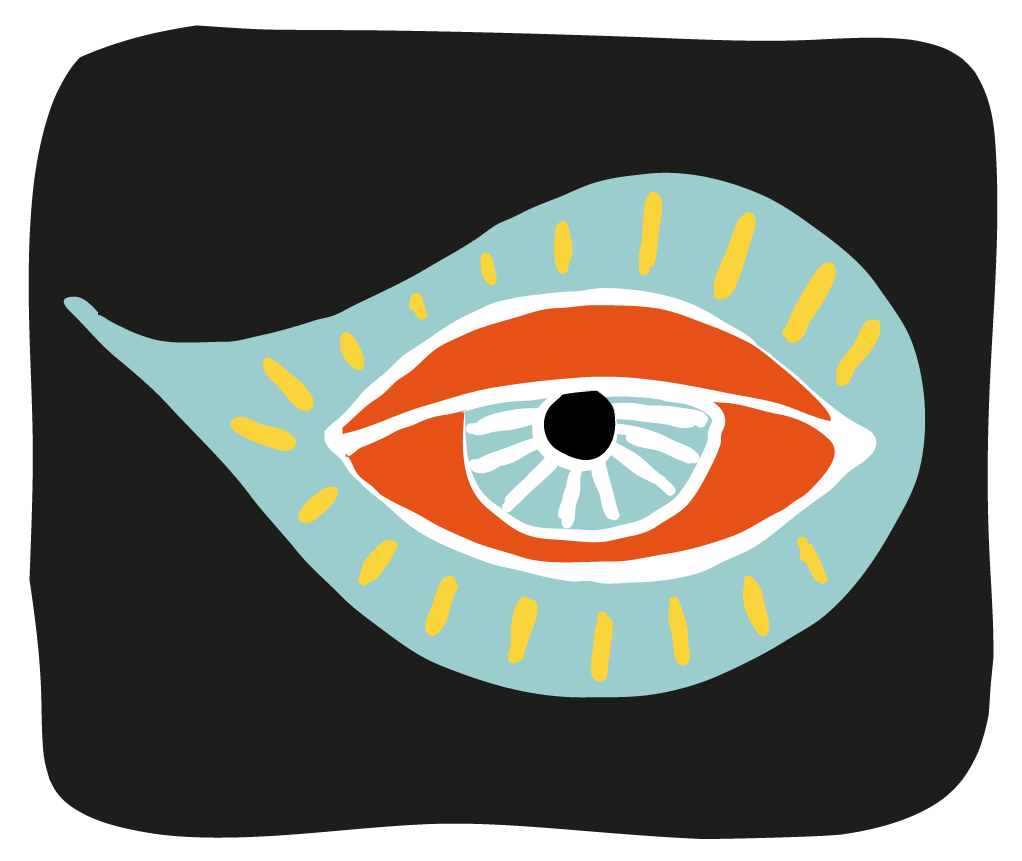 graphic design of an eye