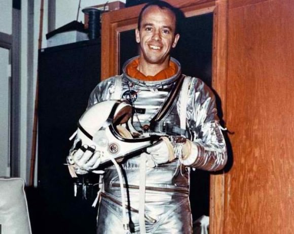 Alan Shepard prepares for his historic flight on May 5, 1961. Credit: NASA