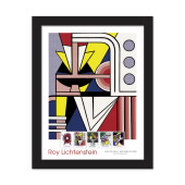 Roy Lichtenstein Framed Stamps, Modern Painting I image