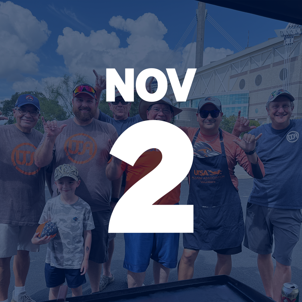 UTSA fans tailgating at the Alamodome