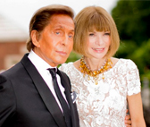 Valentino Garavani and Anna Wintour