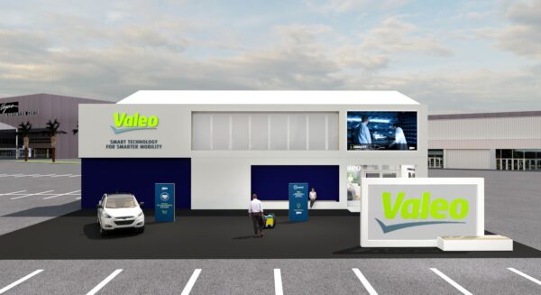 Valeo stand at CES 2020