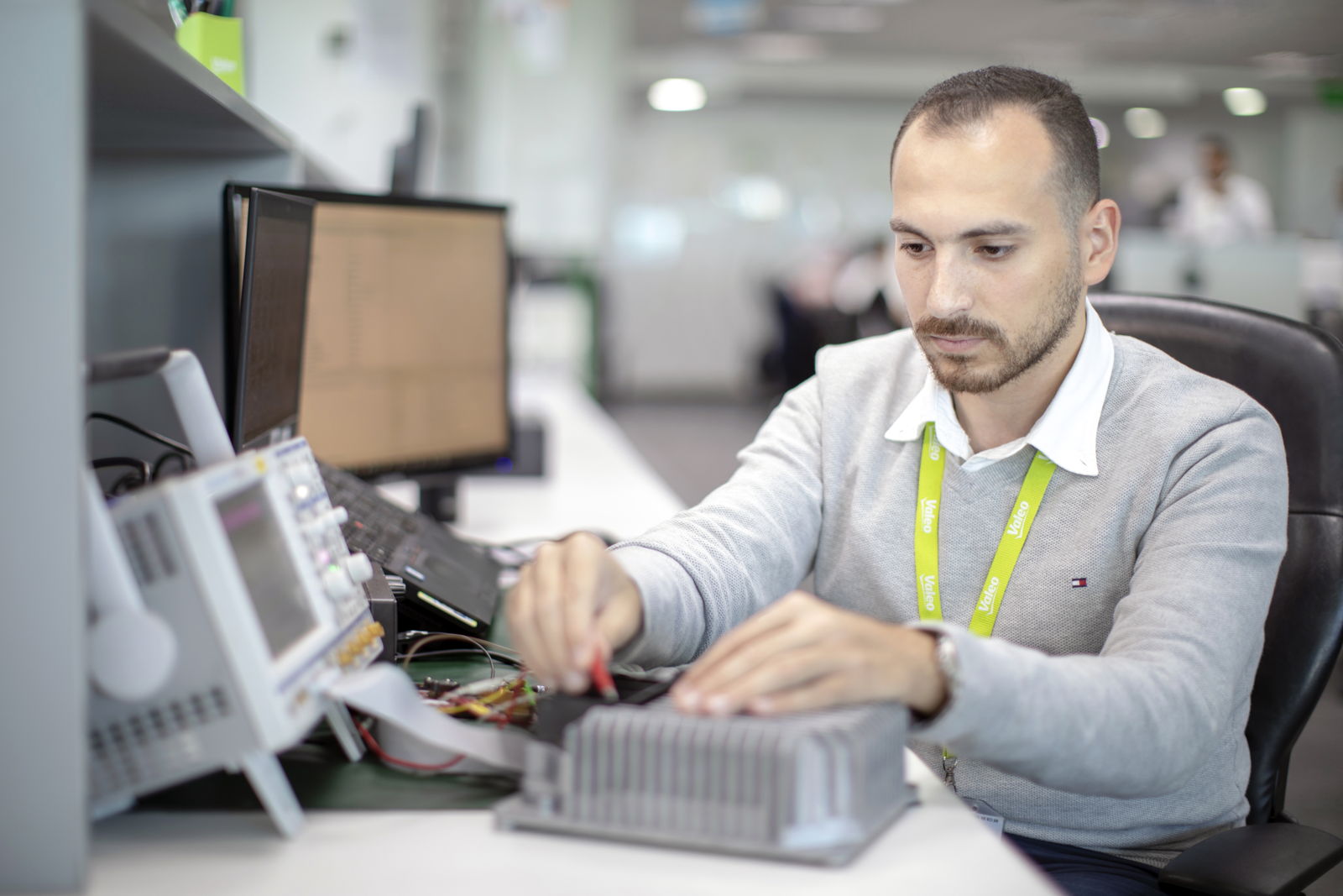 worker in Egypt plant