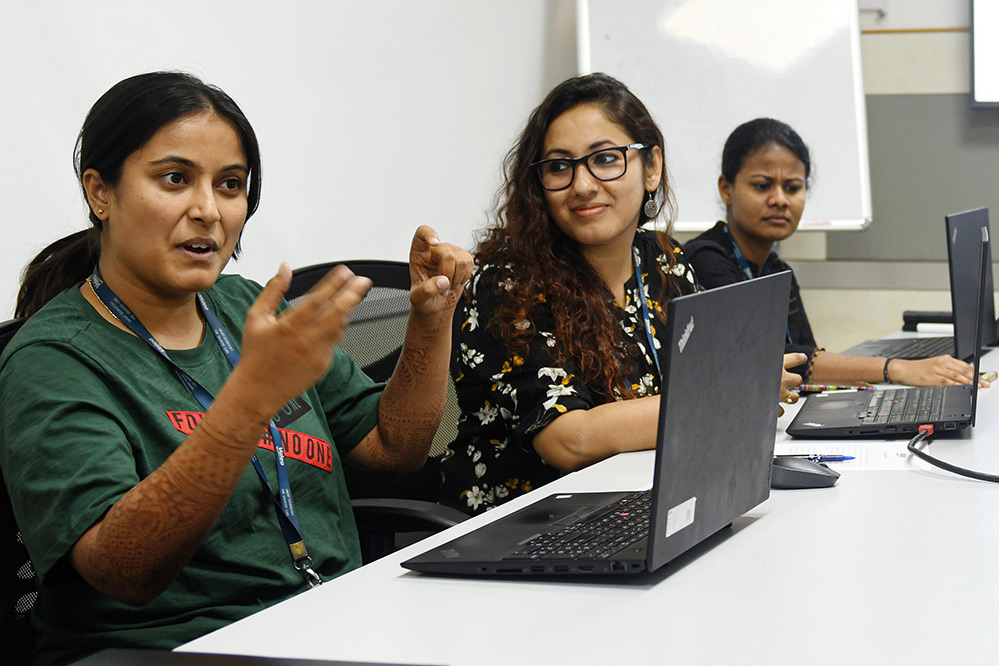 Valeo workers in India plant Chennai