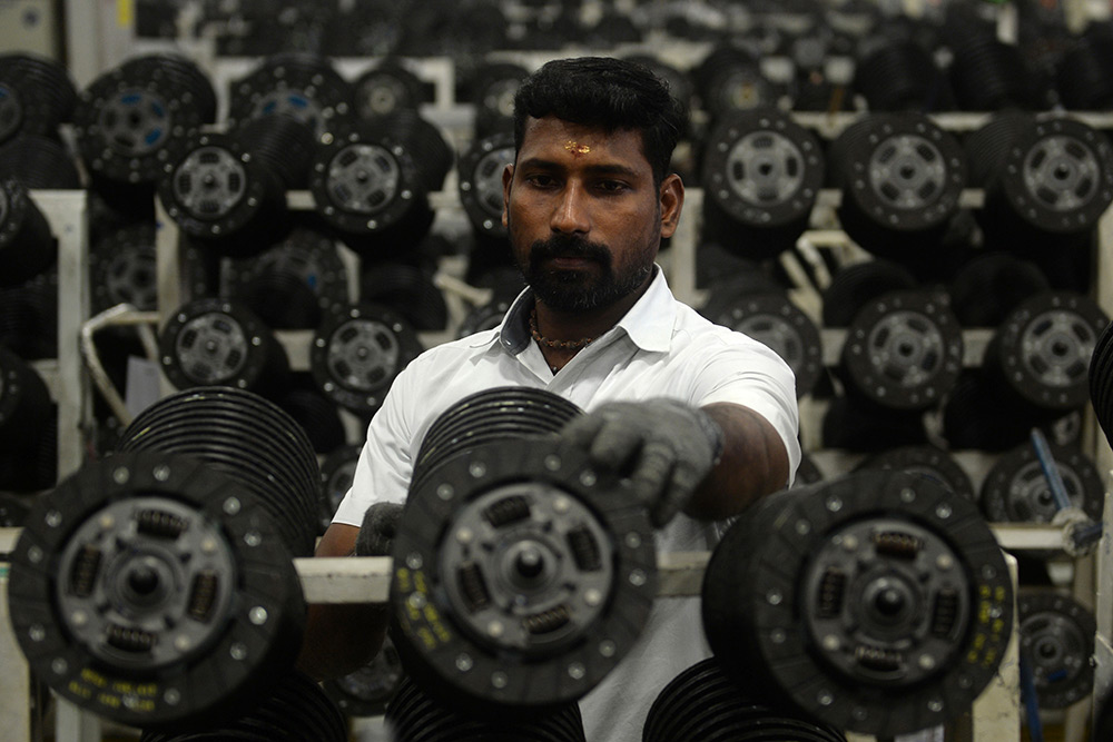 Valeo worker in India plant