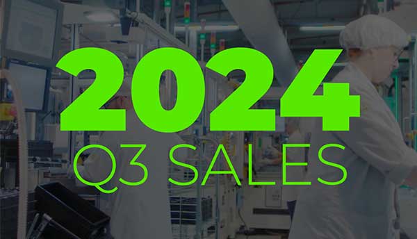 Press release – Q3 2024 Sales