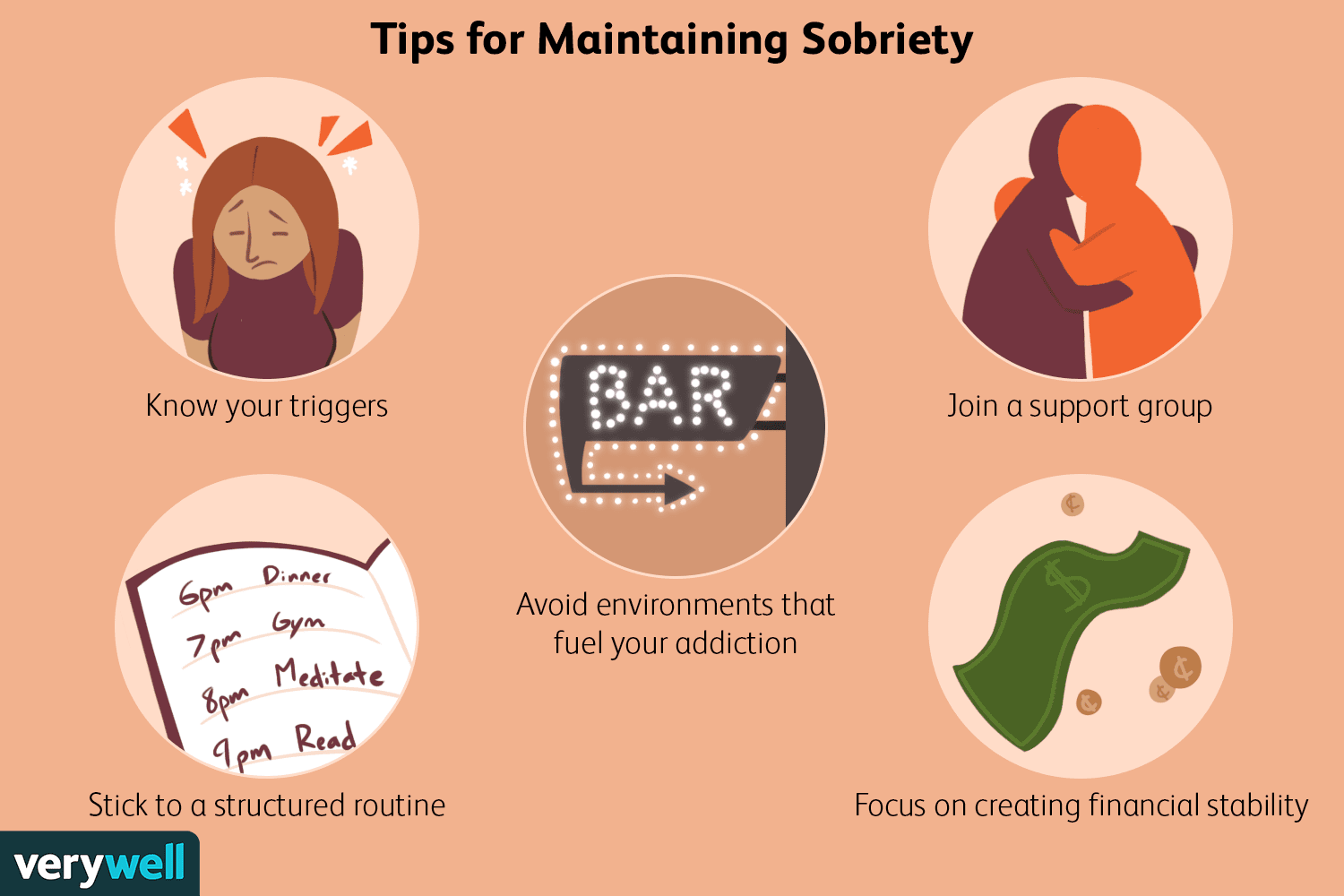 Tips for maintaining sobriety