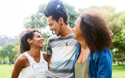 Cropped shot of friends spending time together outdoors