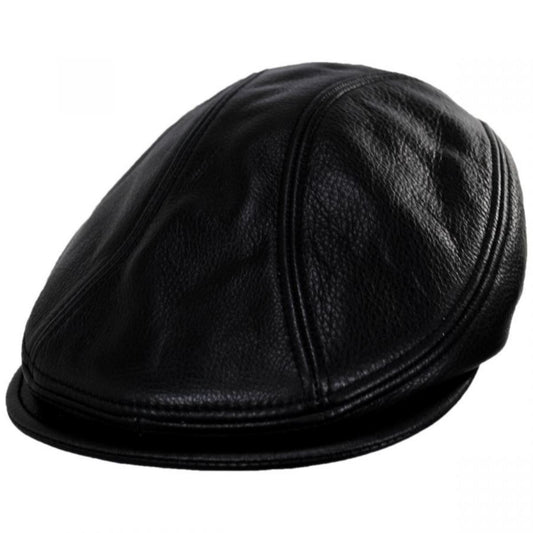 NEW YORK HAT CO | 1900 Lambskin Leather Ivy Cap