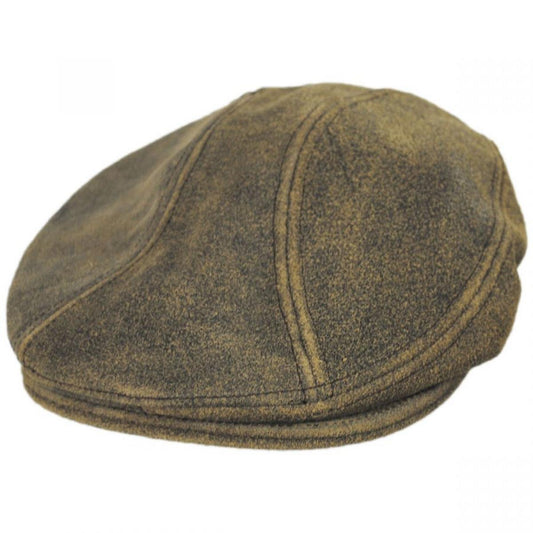 NEW YORK HAT CO | Antique 1900 Leather Ivy Cap