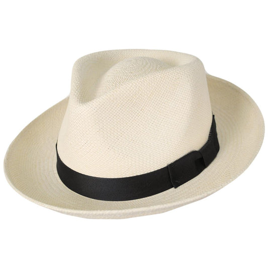 Stetson | Retro Panama Straw Fedora Hat