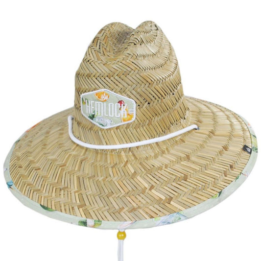 Hemlock Hat Co. | Vic Rush Straw Lifeguard Hat