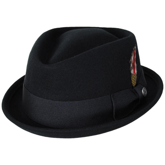 Jaxon Hats | Crushable Wool Felt Diamond Crown Fedora Hat