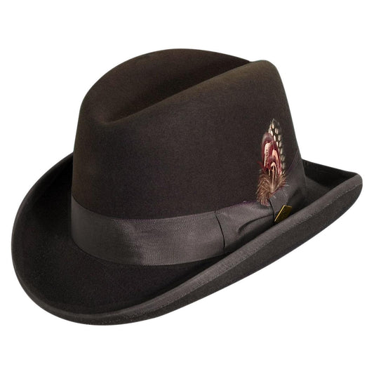 Stacy Adams | Wool Felt Homburg Hat