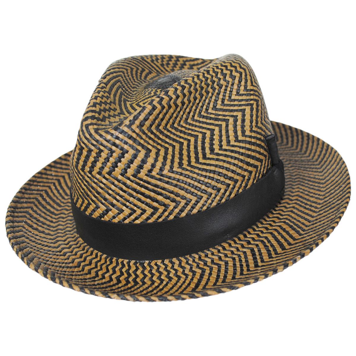 Bailey 1922 | Rene Two-Tone Panama Straw Fedora Hat