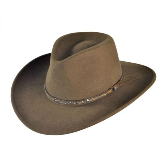 Stetson | Mountain Sky Crushable Wool Felt Outback Hat