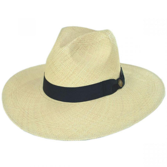 Stetson | Naturalist Wide Brim Panama Straw Fedora Hat