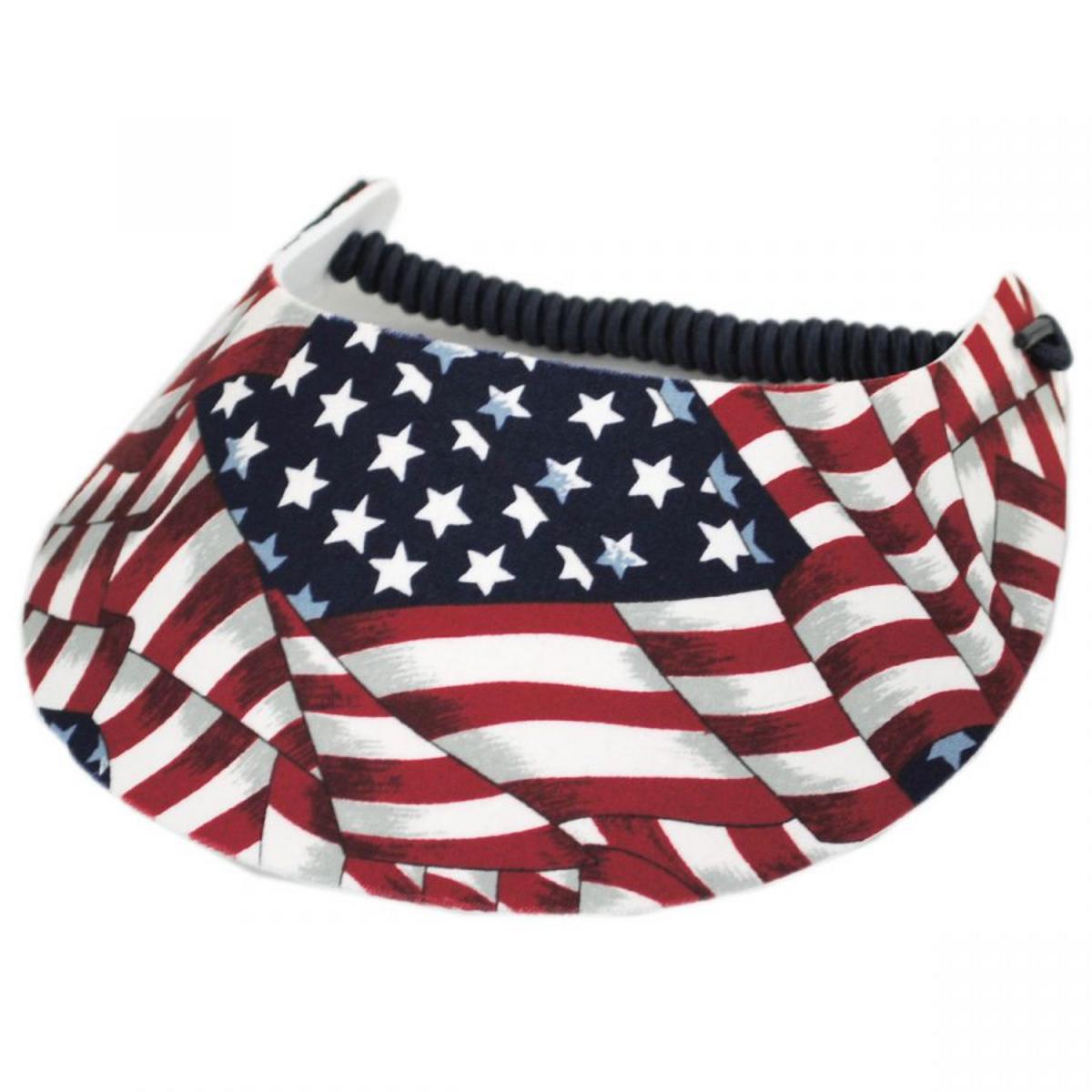 The Incredible Sunvisor | Springlace Flags Sunvisor