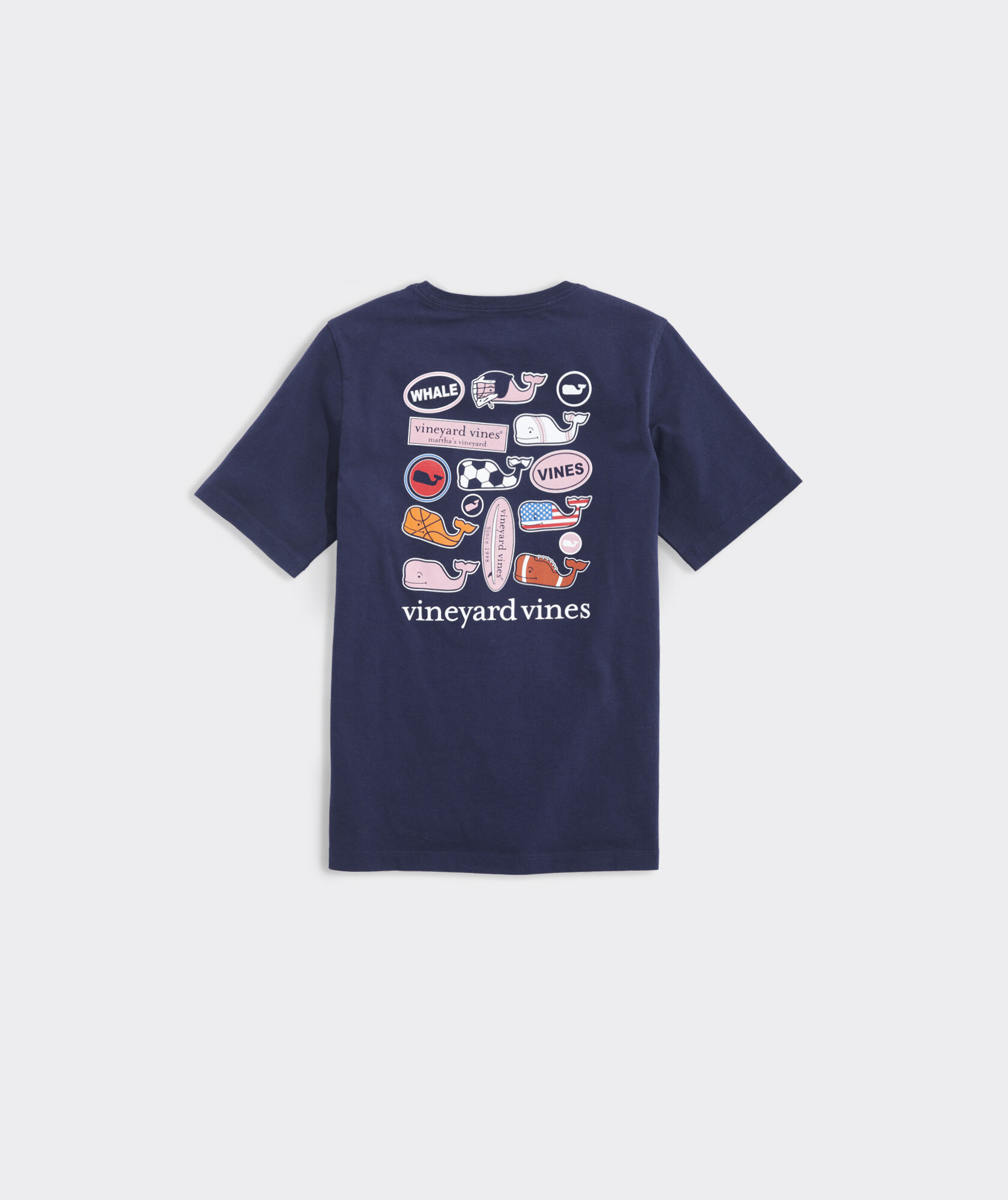 Boys' VV Stickers Short-Sleeve Pocket Tee