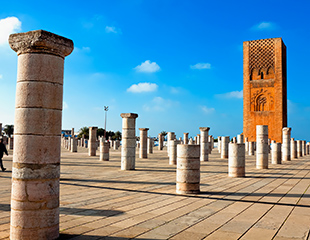 Hassan tower in rabat tourism in morocco