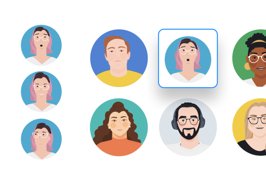 75+ animated & customizable avatars, characters