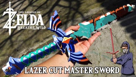 Laser Cut Master Sword From The Legend of Zelda Breath of the Wild