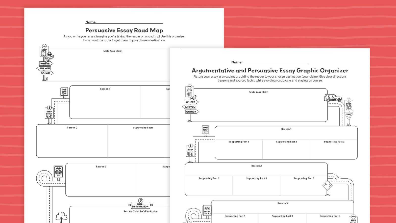 persuasive essay road map