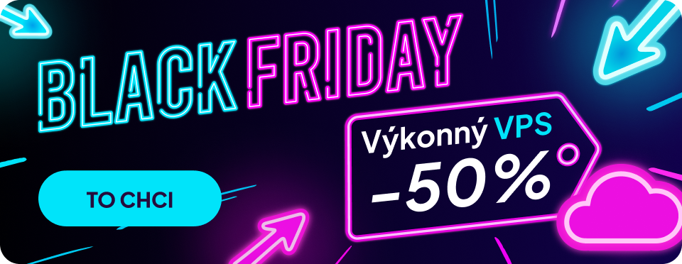 Výkonný VPS s 50% Black Friday slevou