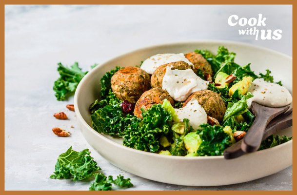 These Easy, Protein-Packed Chickpea Meatballs Work in *so* Many Different Meals