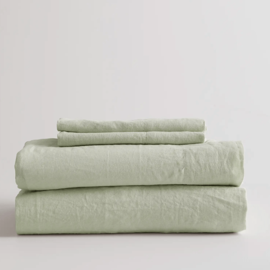 Quince European Linen Sheet Set