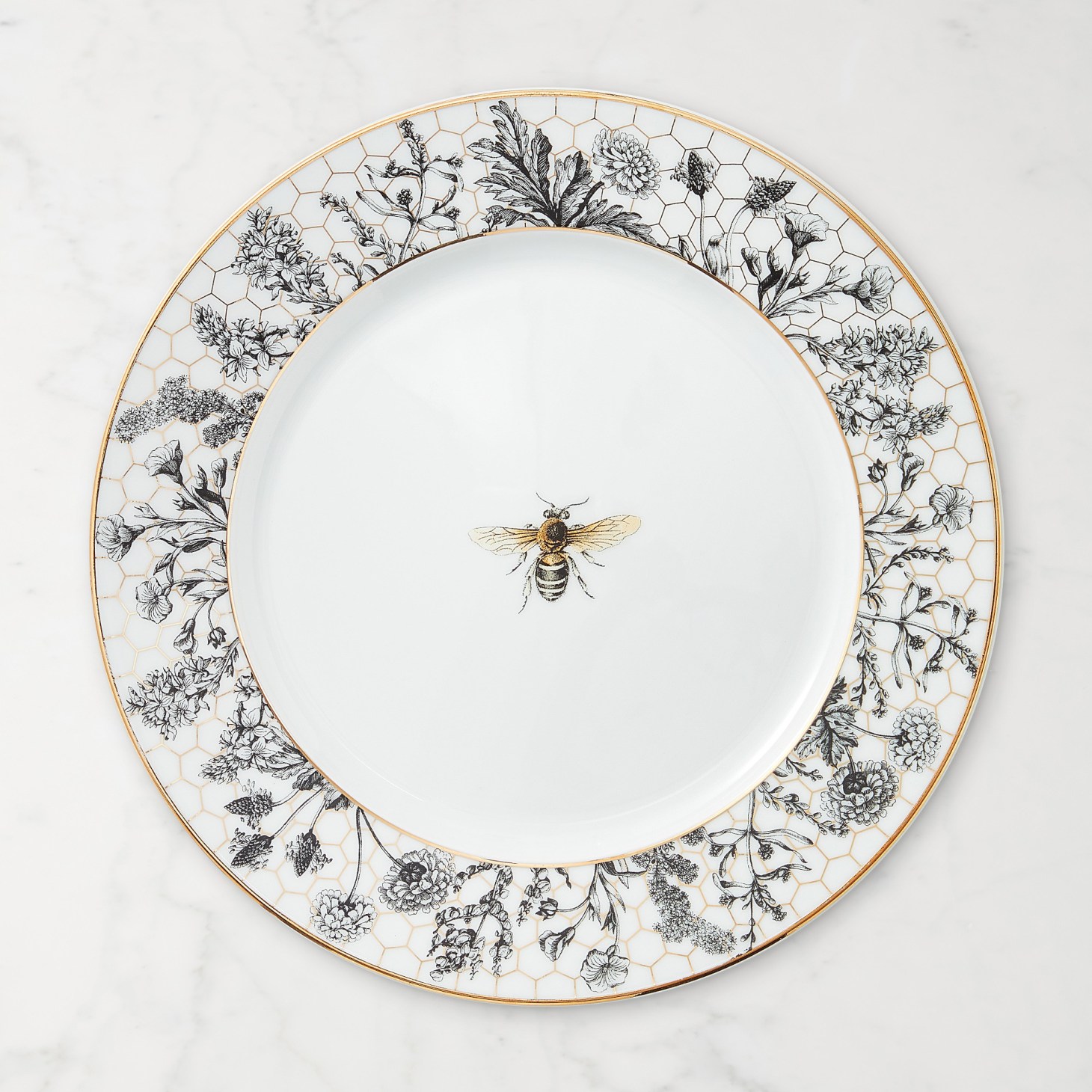 williams sonoma honey bee dinner plates