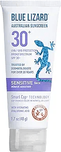 Blue Lizard Sensitive Face Mineral Sunscreen