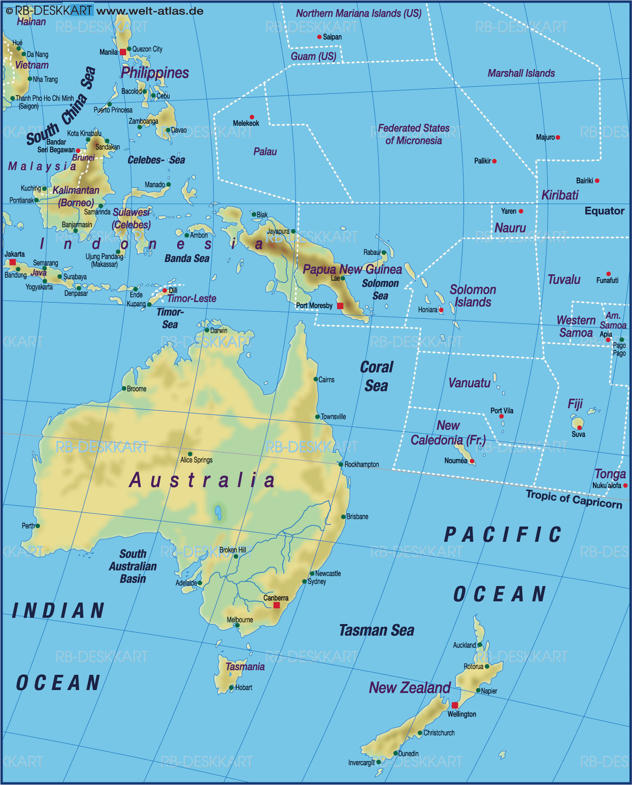 Lista 95+ Foto Mapa De Australia En El Mundo Cena Hermosa