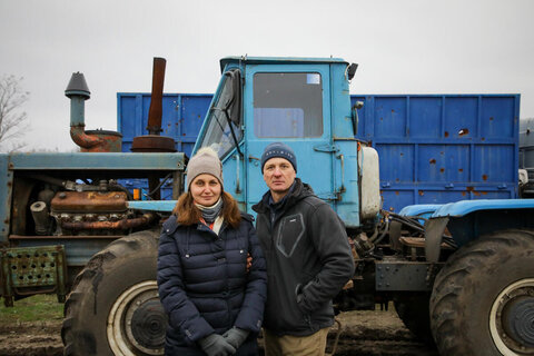 War in Ukraine: How a demining project is bringing hope to farmers two years on