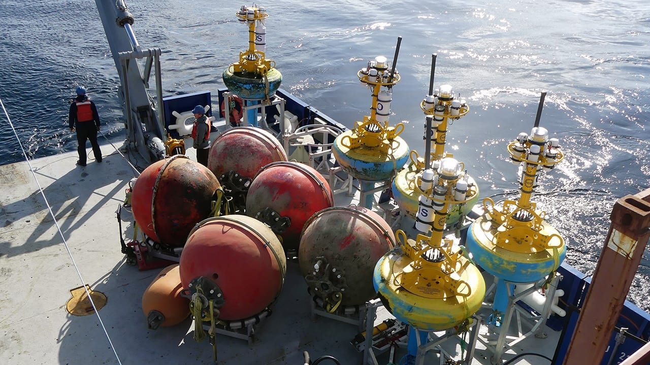 WHOI moorings and buoys