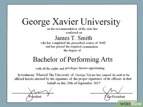 Step 6 Obtain a Bachelor's degree in performing arts to increase your marketability.