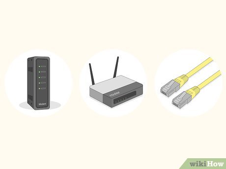 To set up a wireless network, you will need internet service, a modem, and a wireless router.