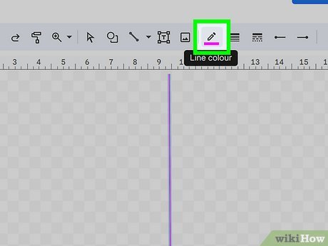 Step 5 Edit your line using the tools in the drawing box toolbar.