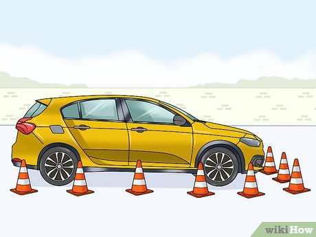 Step 2 Practice driving on the test routes.