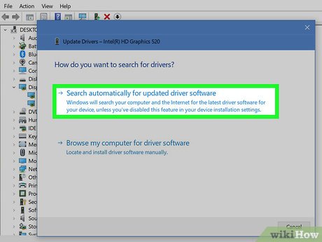 Step 6 Click Search automatically for updated driver software.