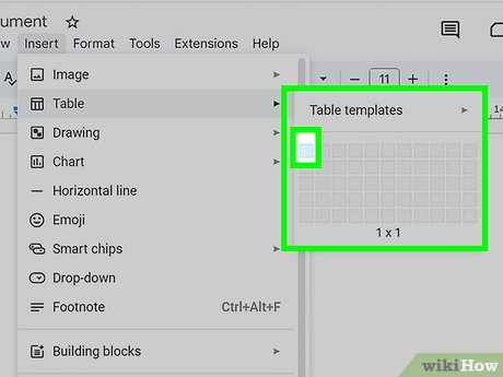 Step 2 Create a table.