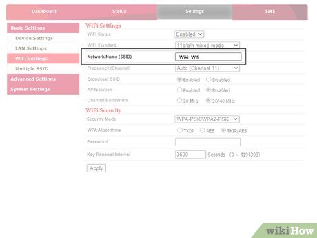 The SSID is the name of the network that you and your guests will use to log in to your Wi-Fi network.