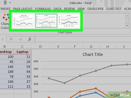 Step 1 Change your graph's style.