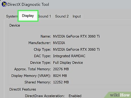 Step 4 Klik tab Display.