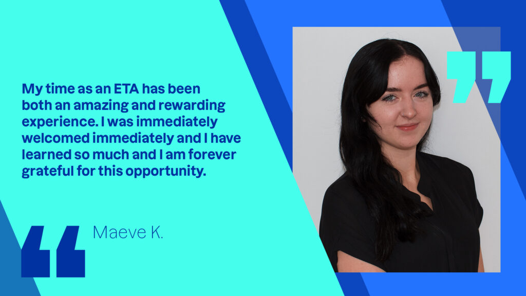 ETA Testimonial from Maeve K.