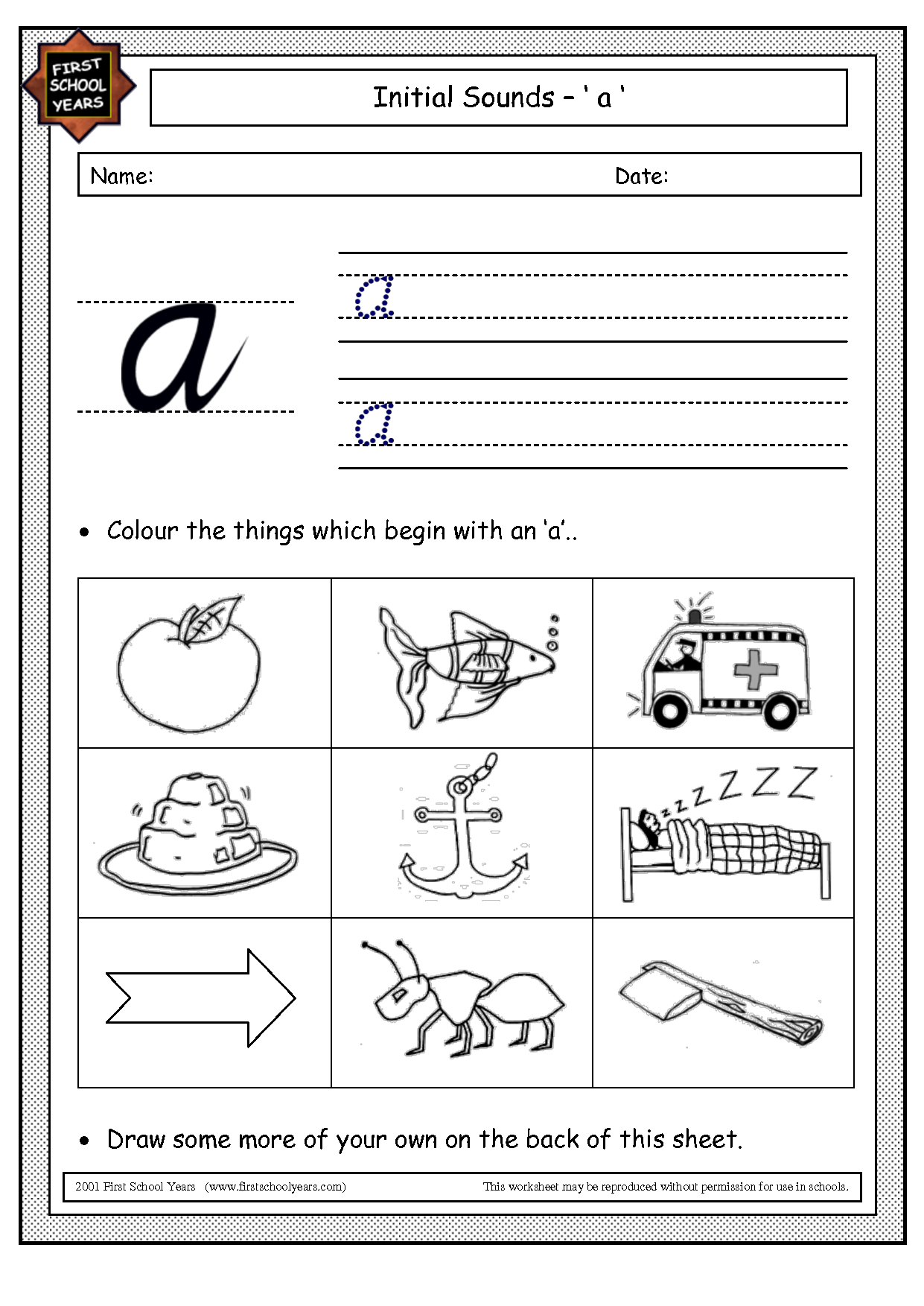 Phonics Worksheets Printable