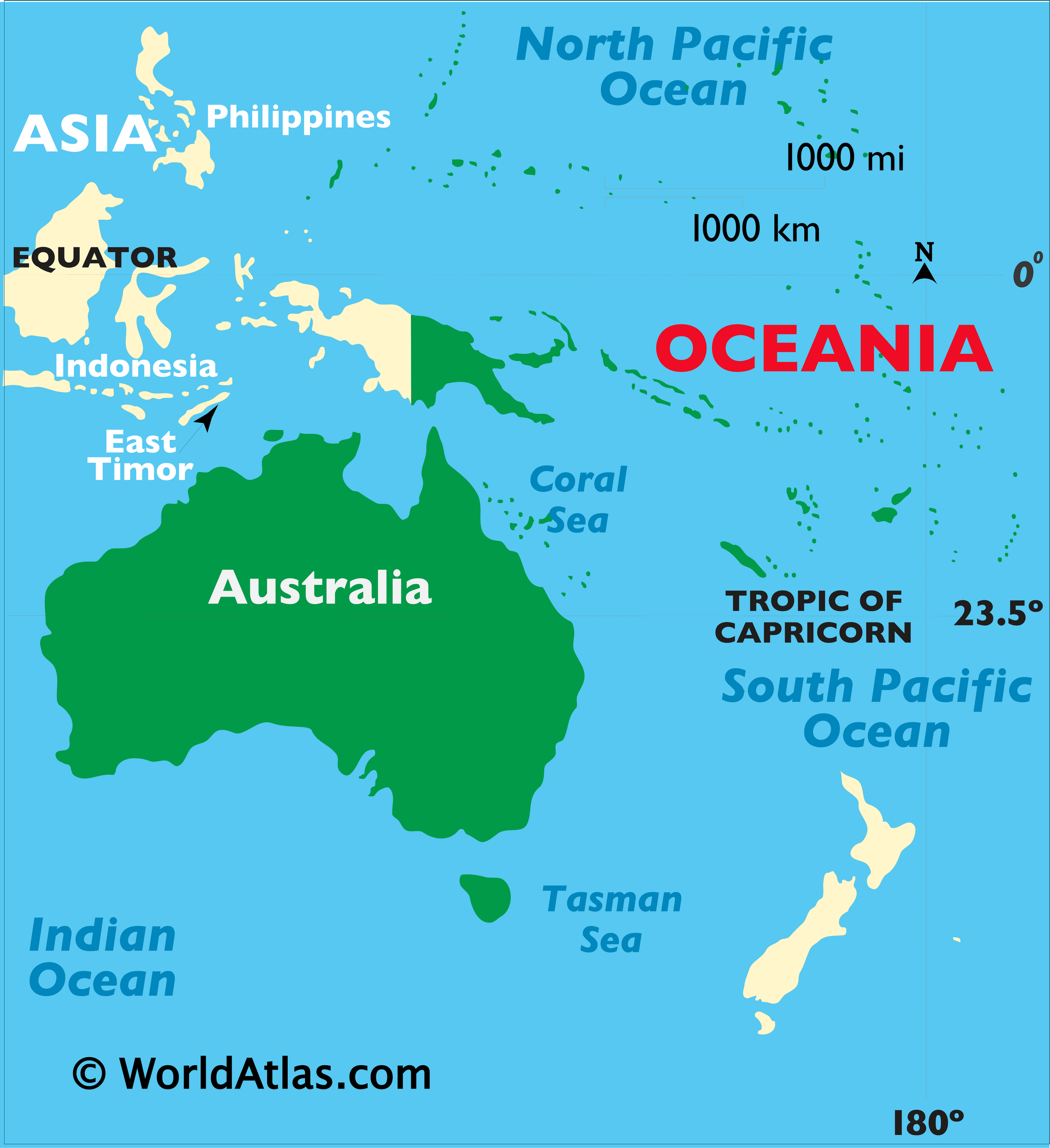 Australian Geographical Map