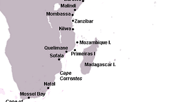 Swahili Coast Map